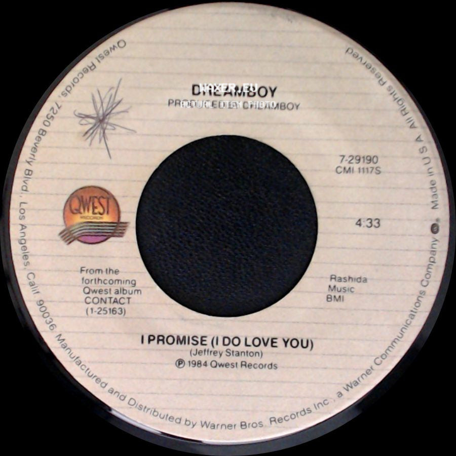 Dreamboy - In The Nite / I Promise (I Do Love You) side B