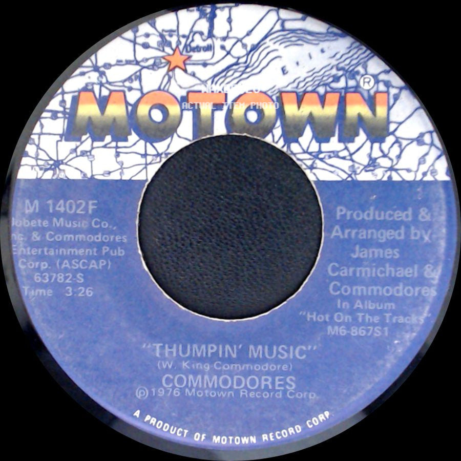 Commodores - Thumpin' Music / Just To Be Close To You side A