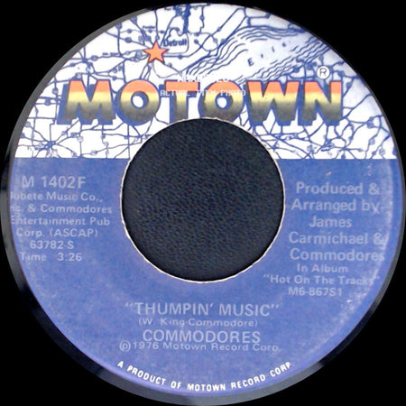 Commodores - Thumpin' Music / Just To Be Close To You side A
