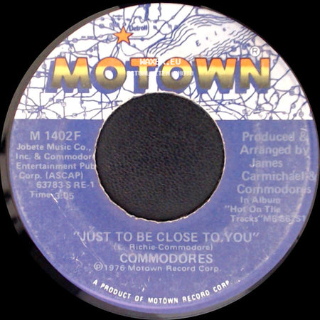 Commodores - Thumpin' Music / Just To Be Close To You side B
