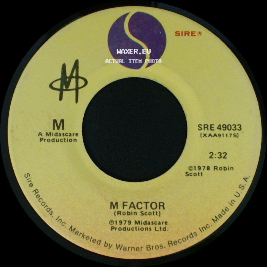 M Factor - Pop Muzik / M Factor side B