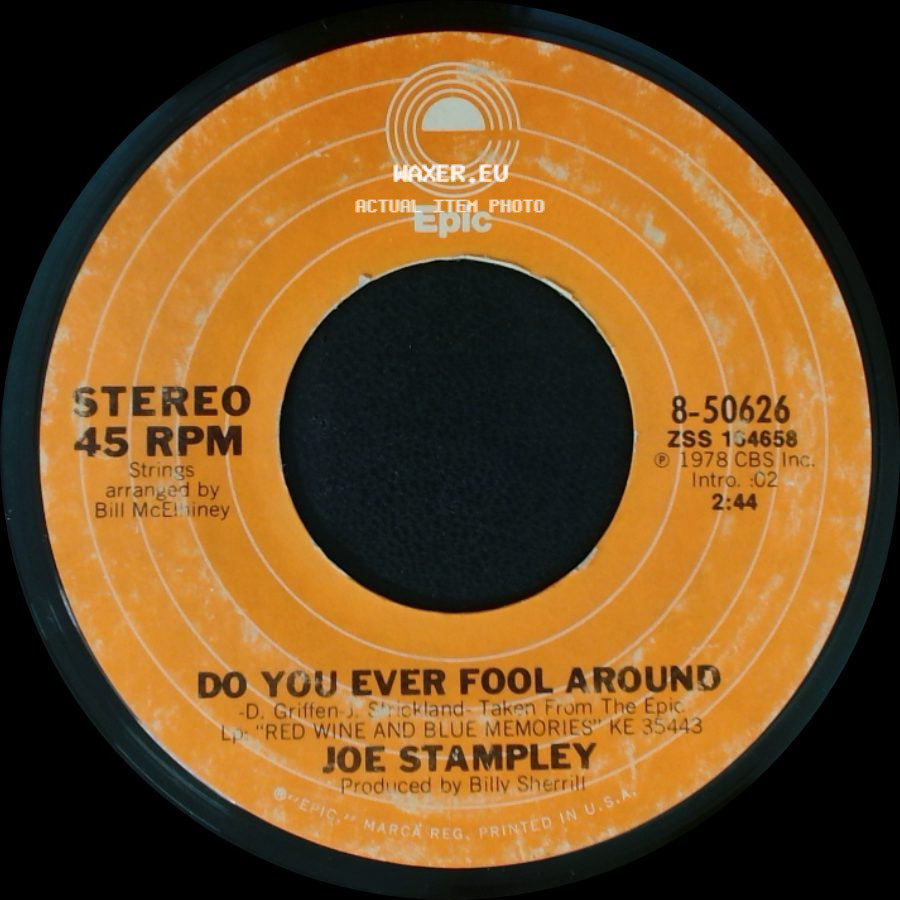 Joe Stampley - Please Don't Throw Our Love Away / Do You Ever Fool Around side B