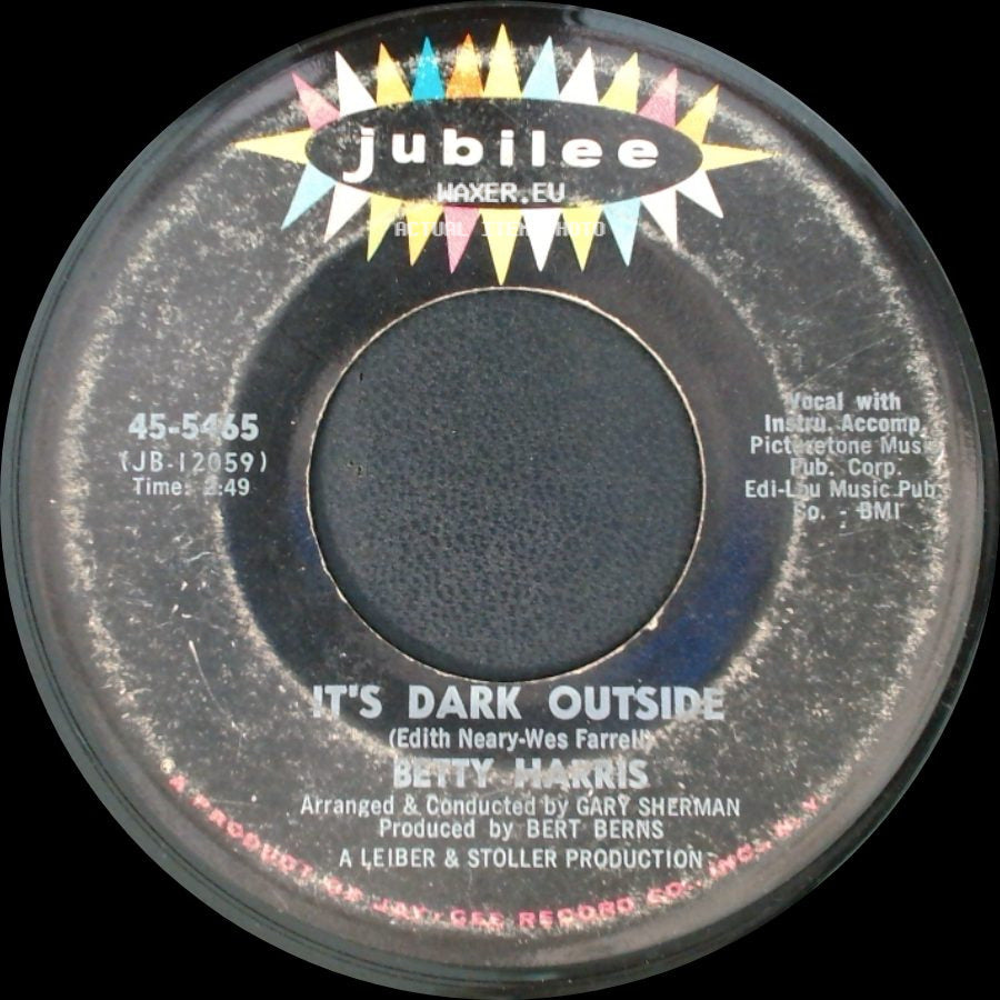 Betty Harris - It's Dark Outside / His Kiss side A