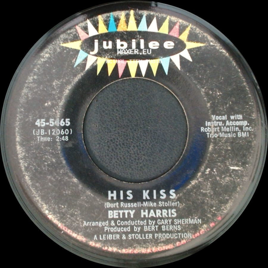 Betty Harris - It's Dark Outside / His Kiss side B