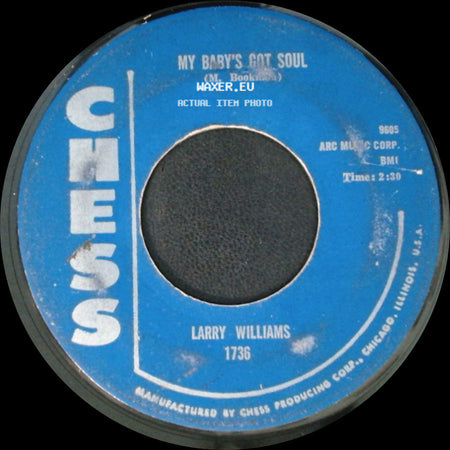 Larry Williams - My Baby's Got Soul / Everyday I Wonder side A