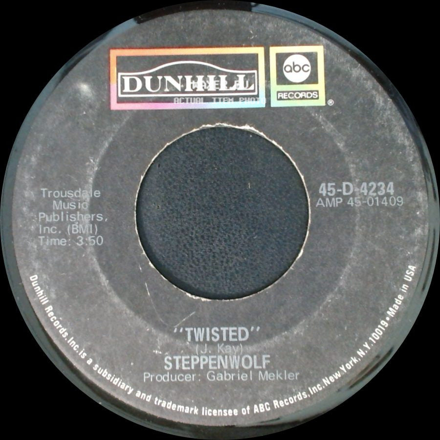 Steppenwolf - Hey Lawdy Mama / Twisted side B