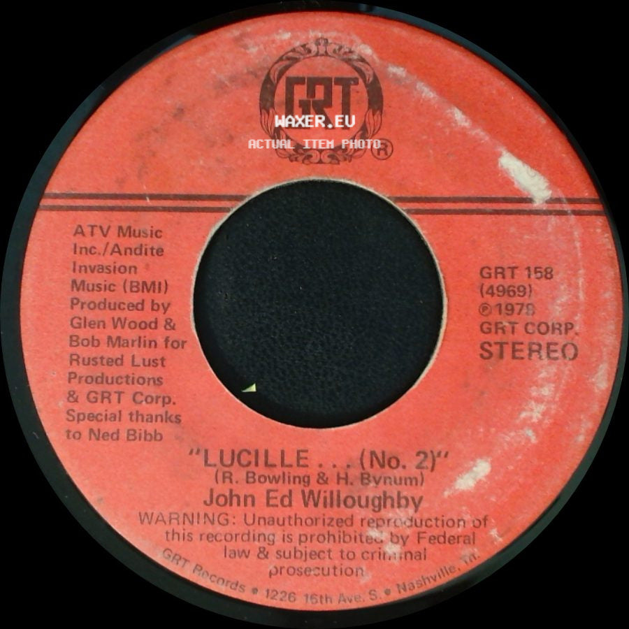 John Ed Willoughby - Disco-Tinued / Lucille... (No. 2) side B