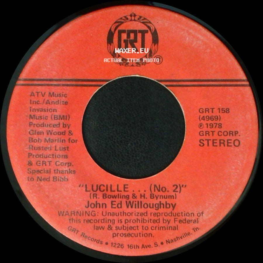 John Ed Willoughby - Disco-Tinued / Lucille... (No. 2) side B