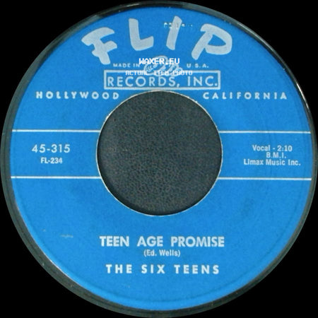 The Six Teens - Teen Age Promise / A Casual Look side A