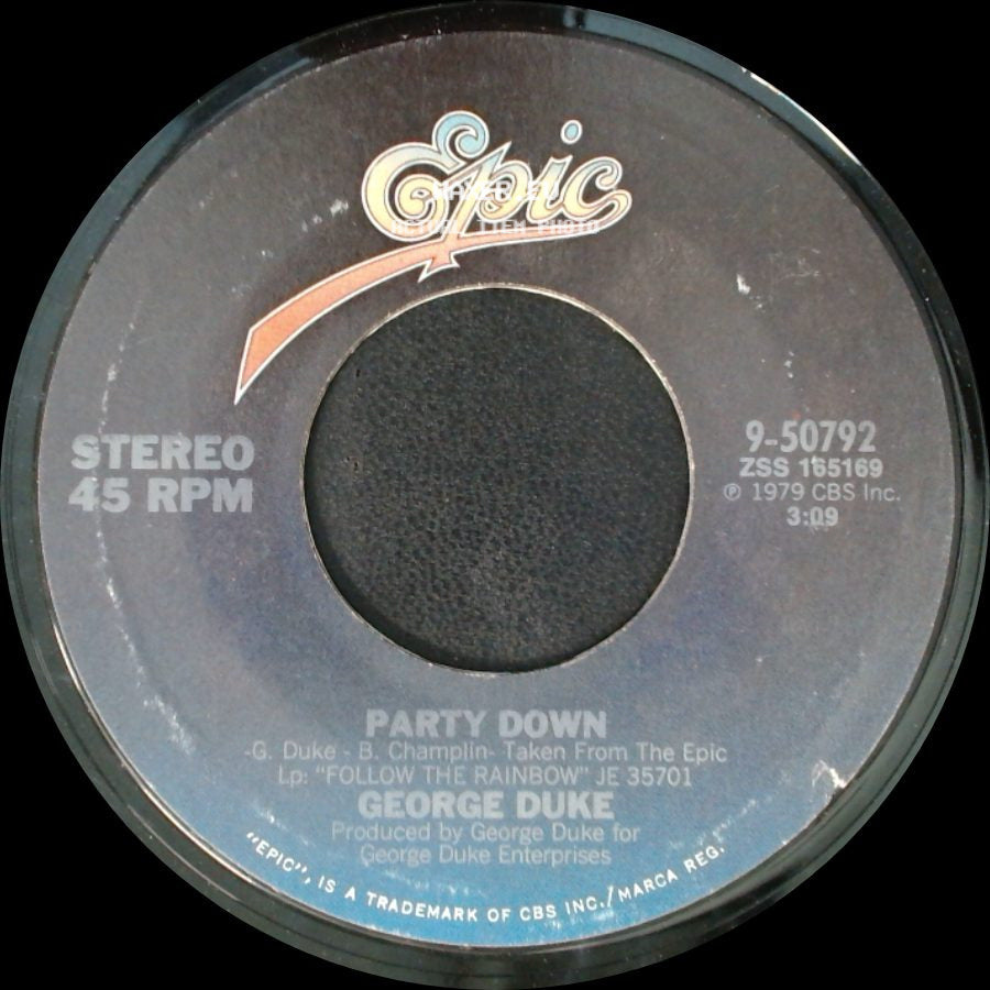 George Duke - I Want You For Myself / Party Down side B