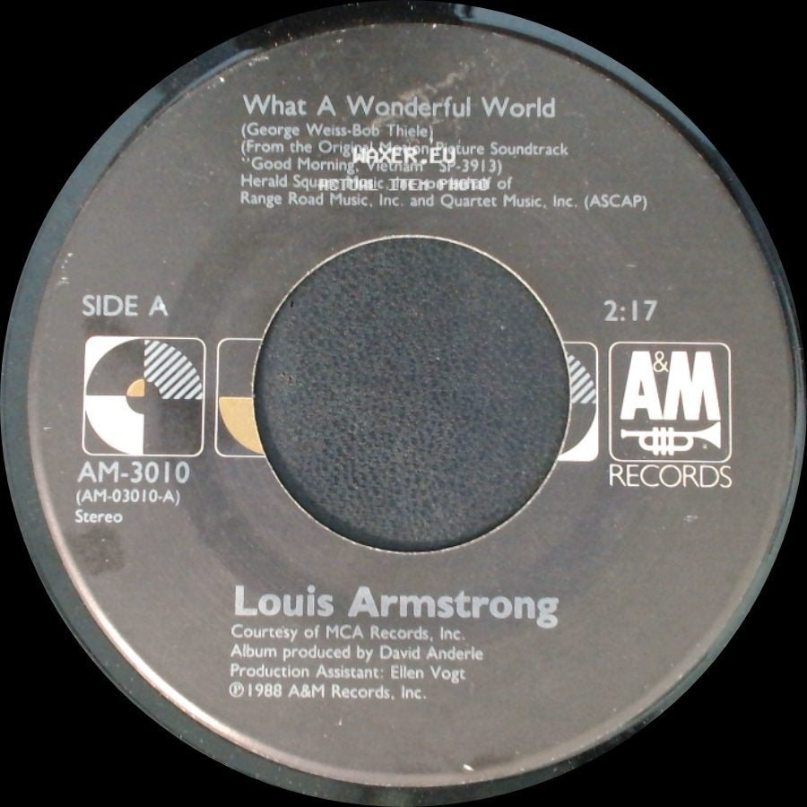 Louis Armstrong / Wayne Fontana & The Mindbenders - What A Wonderful World / Game Of Love side A