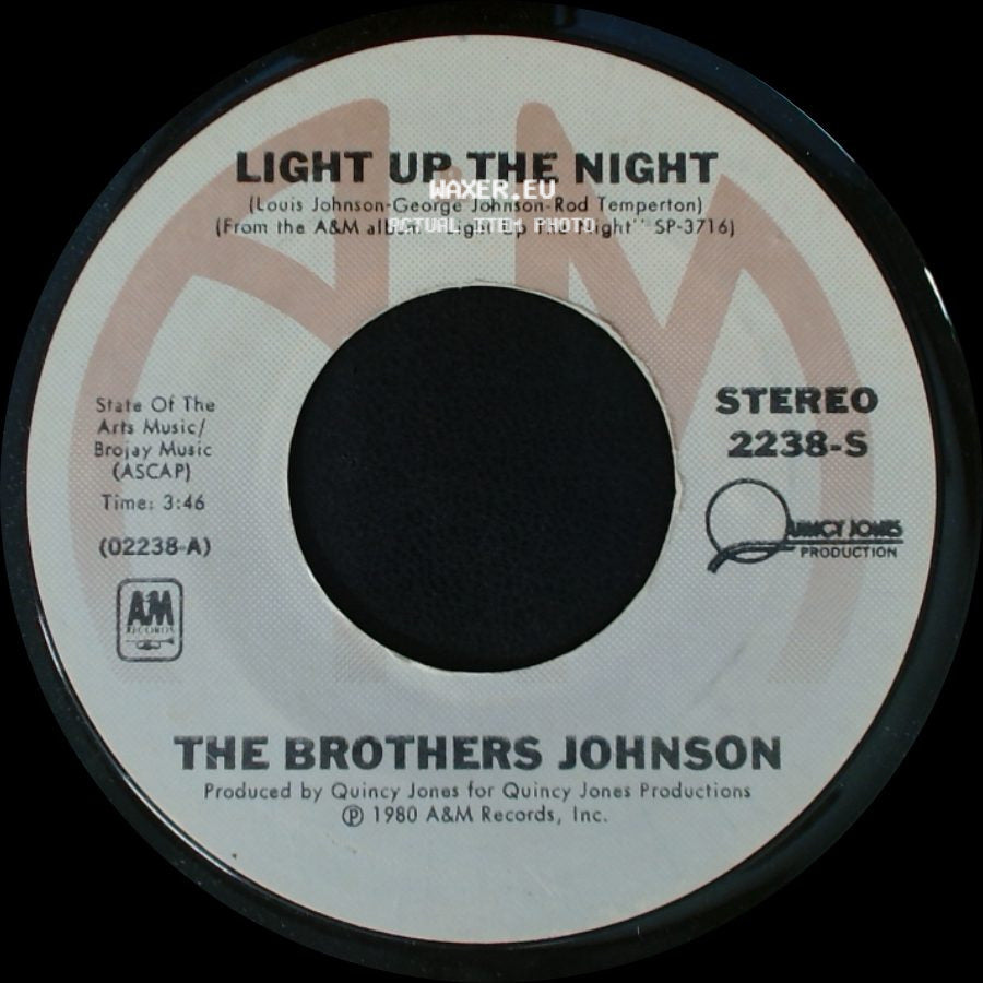 The Brothers Johnson - Light Up The Night / Streetwave side A