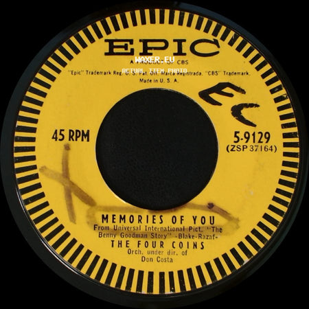 The Four Coins - Tear Down The Fence / Memories Of You side B
