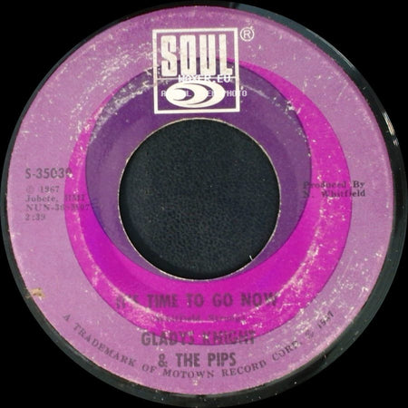 Gladys Knight & The Pips - It's Time To Go Now / I Heard It Through The Grapevine side A