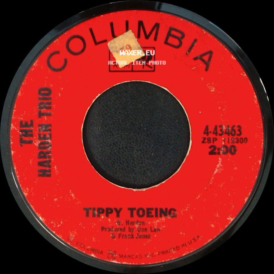 The Harden Trio - Don't Remind Me / Tippy Toeing side B