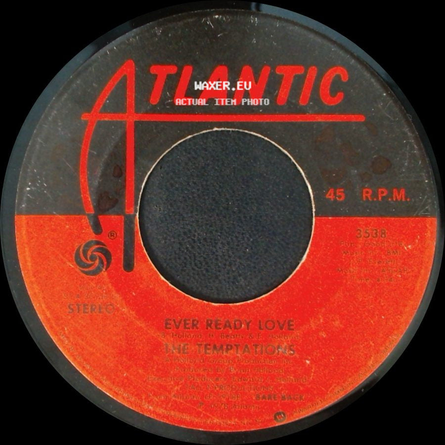 The Temptations - Touch Me Again / Ever Ready Love side B
