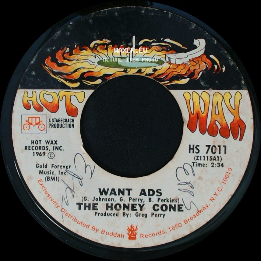 The Honey Cone - Want Ads / We Belong Together side A