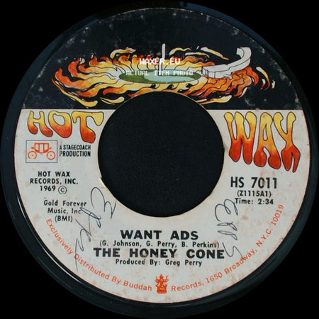 The Honey Cone - Want Ads / We Belong Together side A