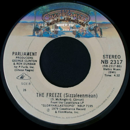 Parliament - Agony Of Defeet / The Freeze (Sizzaleenmean) side B