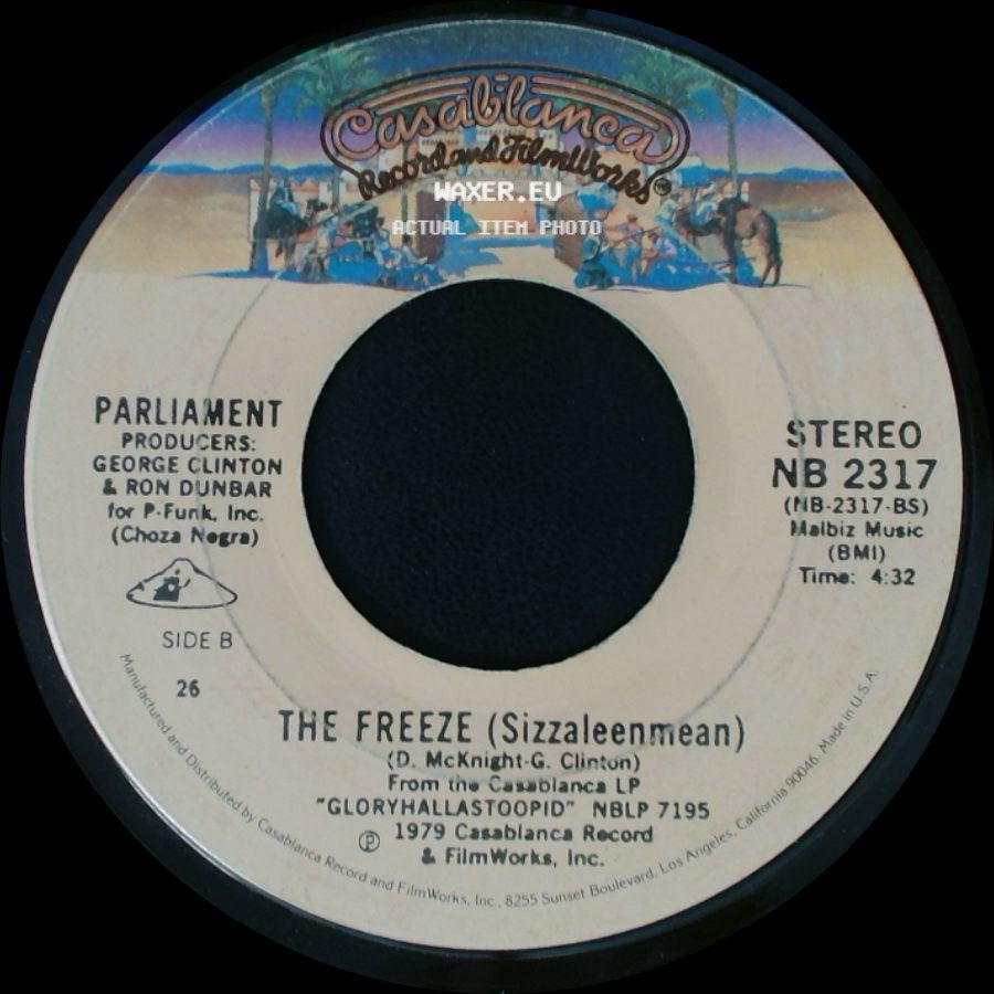 Parliament - Agony Of Defeet / The Freeze (Sizzaleenmean) side B