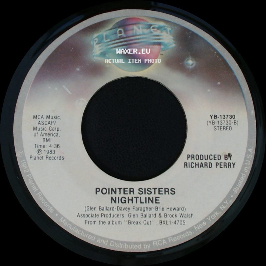 Pointer Sisters - Automatic / Nightline side B