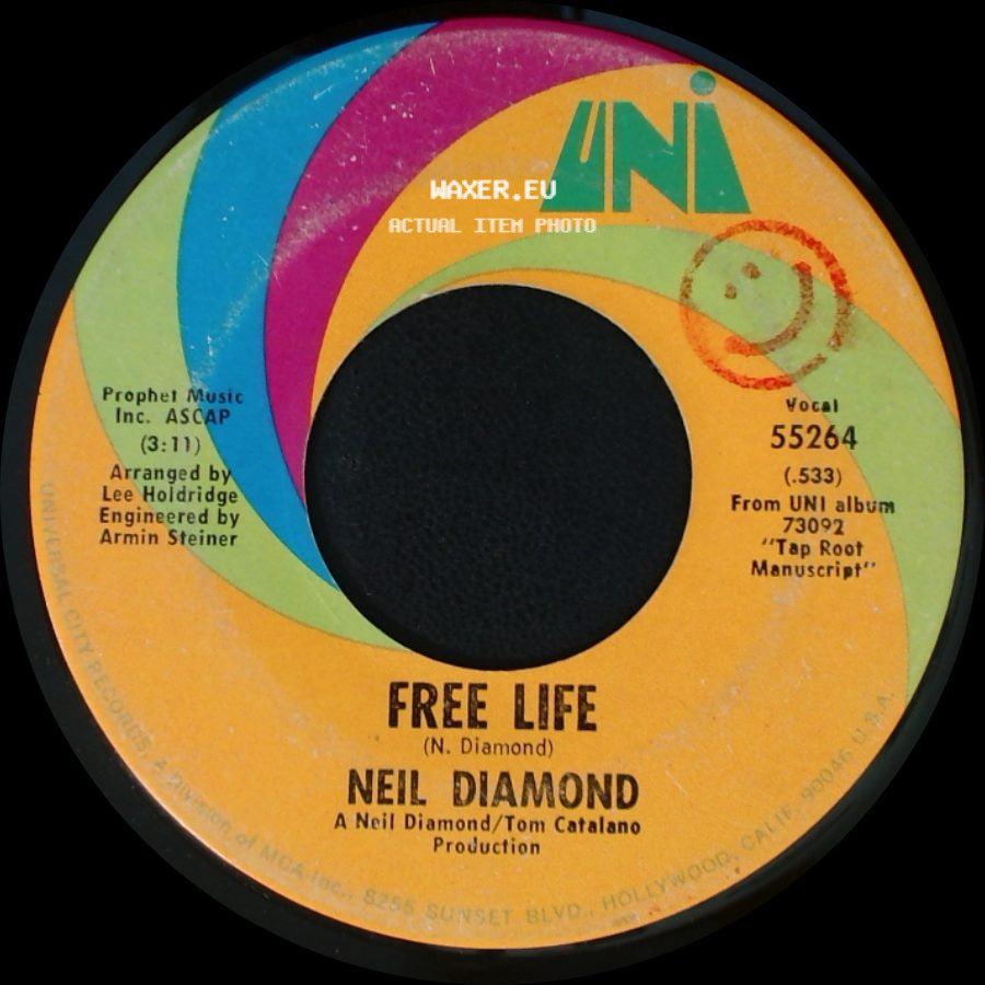Neil Diamond - He Ain't Heavy ... He's My Brother / Free Life side B