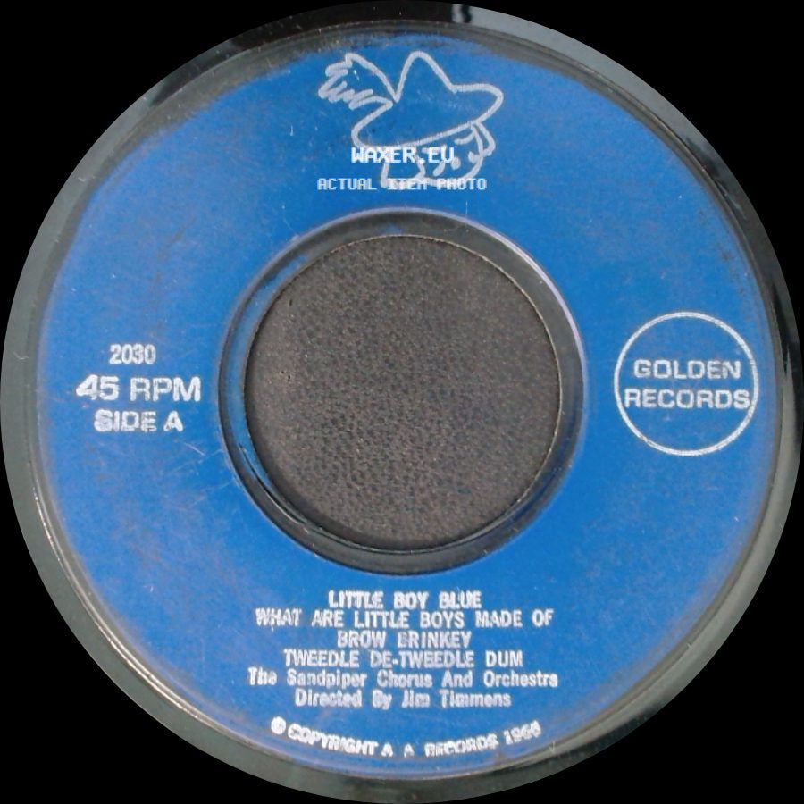 Brow Erinkey / Billy Boy - Little Boy Blue / What Are Little Boys Made Of / Tweedle De-Tweedle Dum / Scarlet Ribbons side A