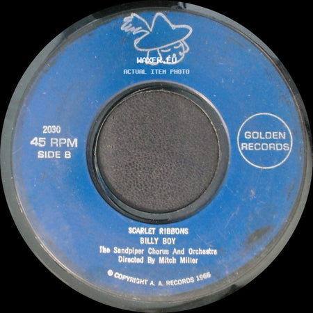 Brow Erinkey / Billy Boy - Little Boy Blue / What Are Little Boys Made Of / Tweedle De-Tweedle Dum / Scarlet Ribbons side B