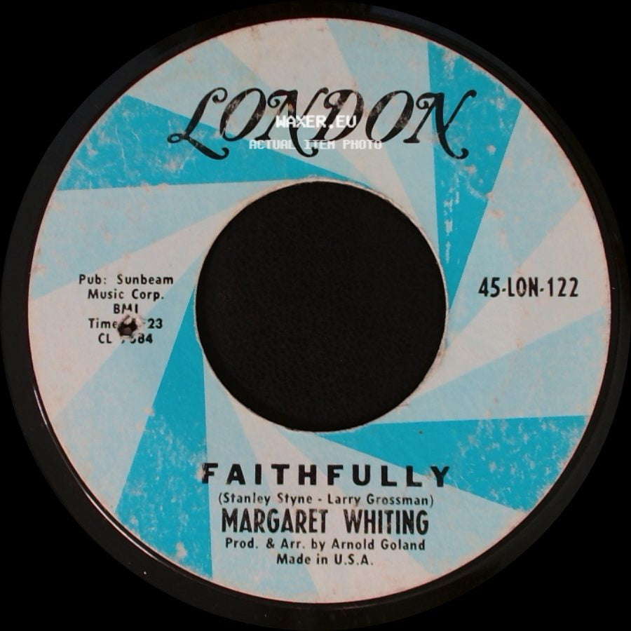 Margaret Whiting - Faithfully / Am I Losing You? side A