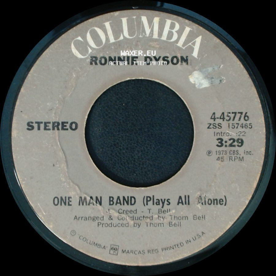 Ronnie Dyson - I Think I'll Tell Her / One Man Band (Plays All Alone) side B