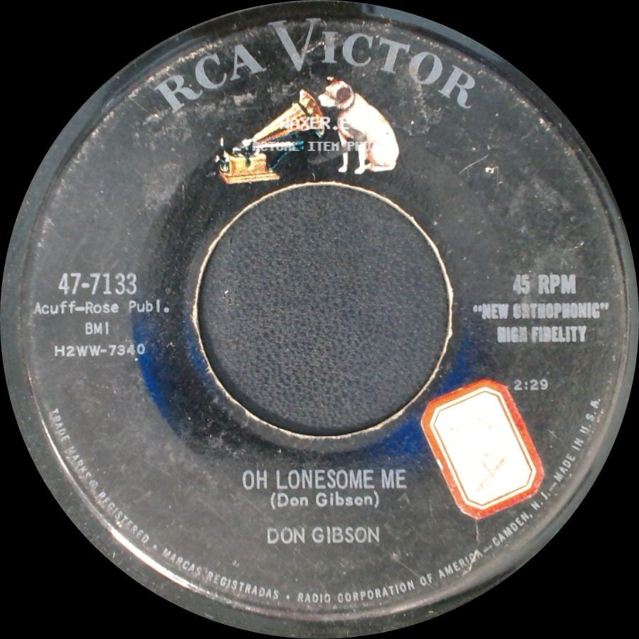 Don Gibson - Oh Lonesome Me / I Can't Stop Lovin' You side A