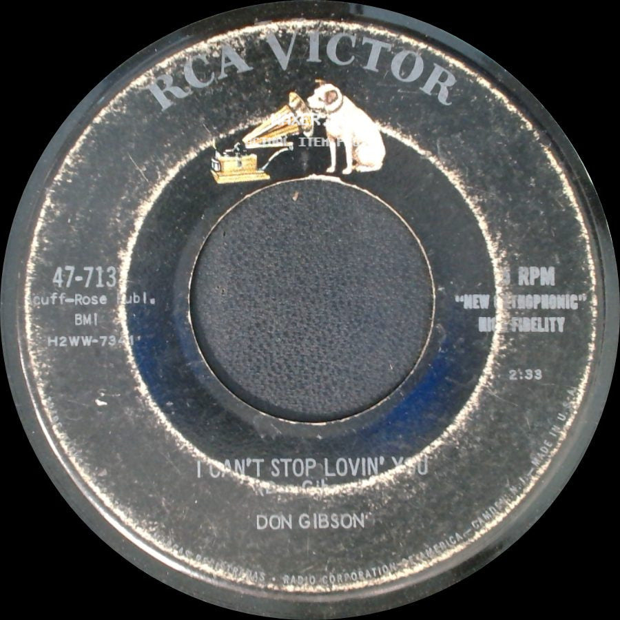Don Gibson - Oh Lonesome Me / I Can't Stop Lovin' You side B
