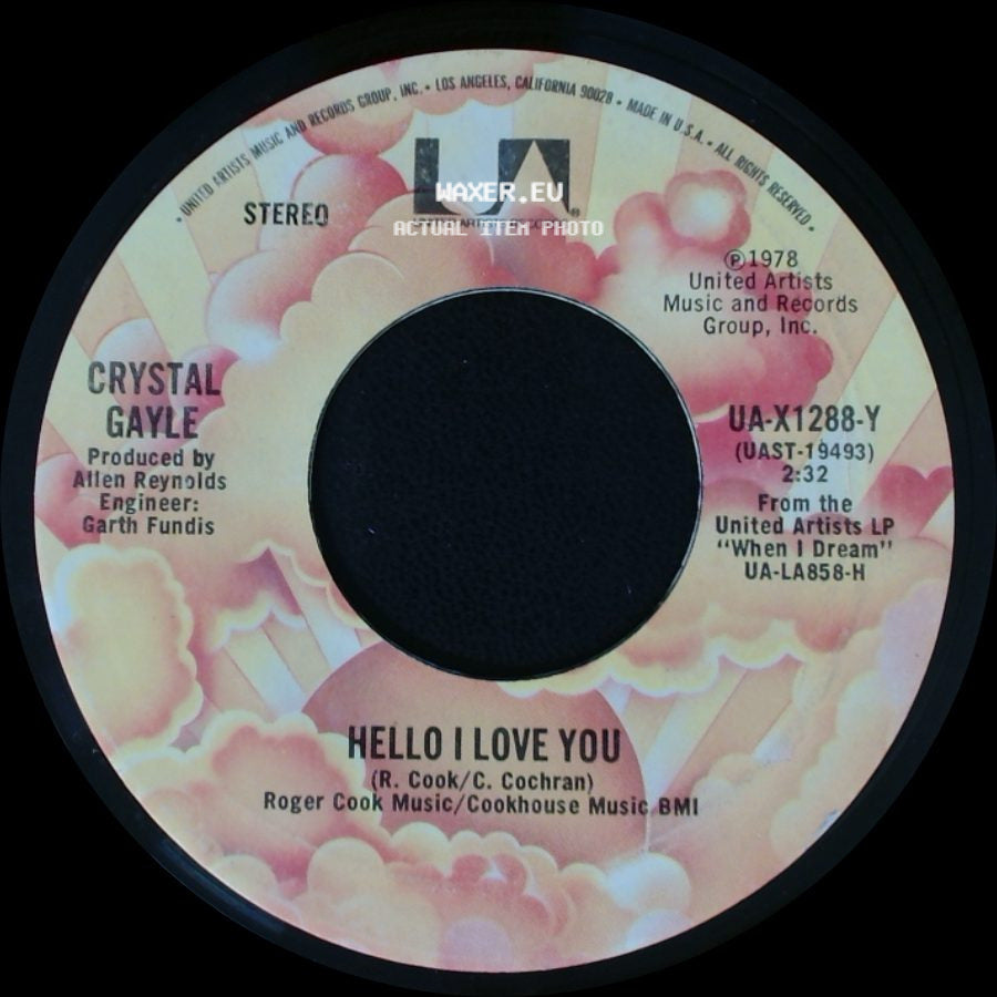 Crystal Gayle - When I Dream / Hello I Love You side B