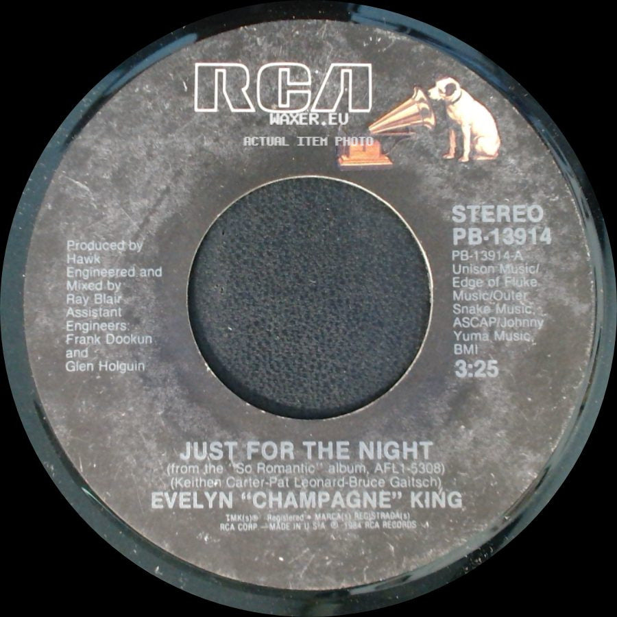 Evelyn "Champagne" King - So In Love / Just For The Night side B