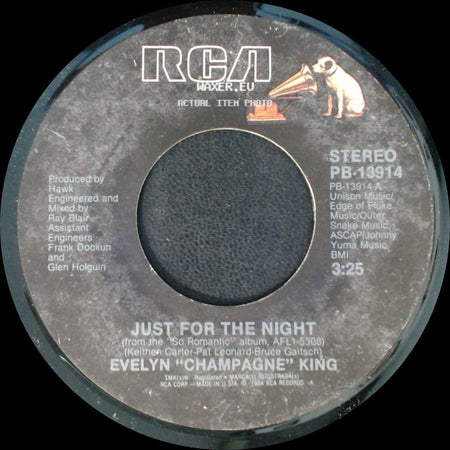 Evelyn "Champagne" King - So In Love / Just For The Night side B