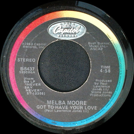 Melba Moore - Read My Lips / Got To Have Your Love side B