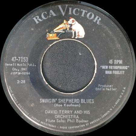 David Terry And His Orchestra - Swingin' Shepherd Blues / March From The River Kwai / Colonel Bogey side A