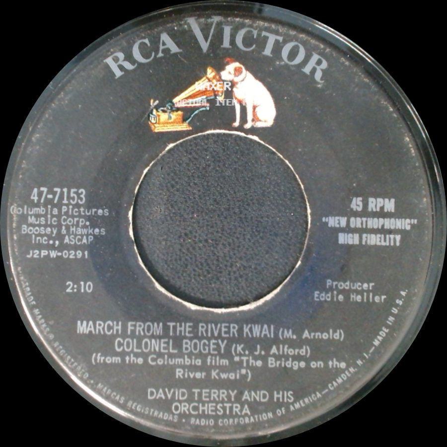 David Terry And His Orchestra - Swingin' Shepherd Blues / March From The River Kwai / Colonel Bogey side B
