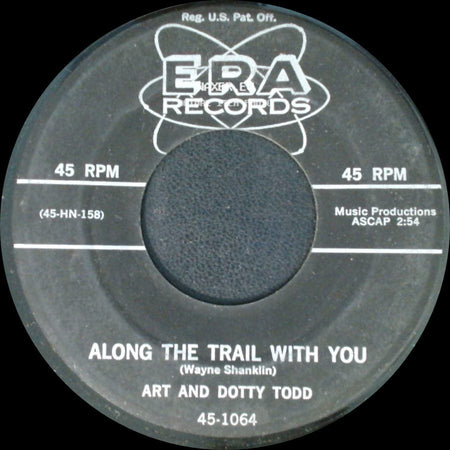 Art And Dotty Todd - Along The Trail With You / Chanson D'amour side A
