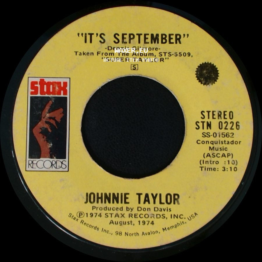 Johnnie Taylor - Just One Moment / It's September side B