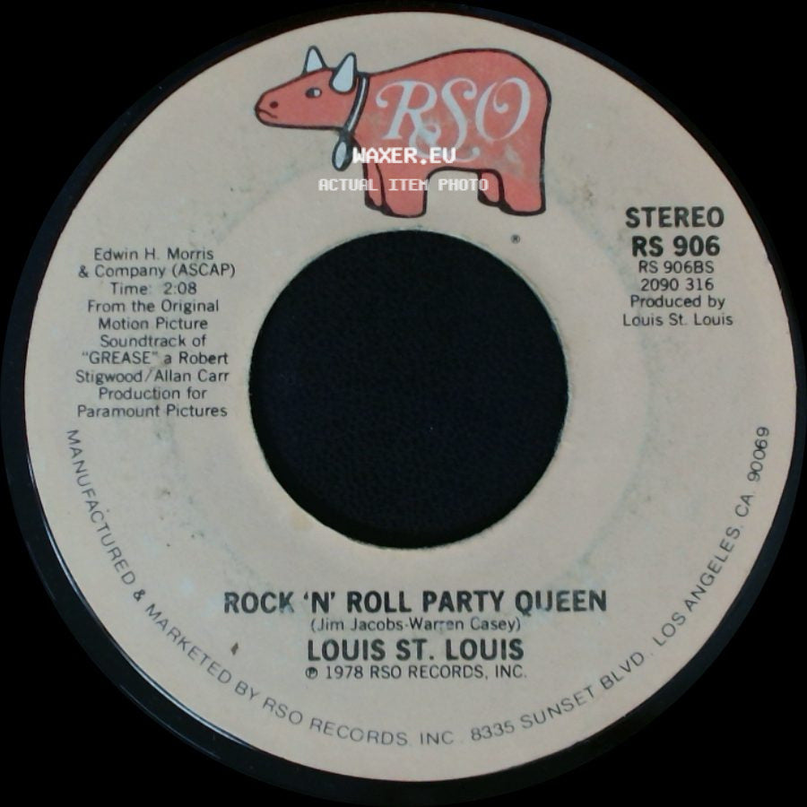 Louis St. Louis / John Travolta, Olivia Newton-John & Cast - Rock 'n' Roll Party Queen / Summer Nights side A