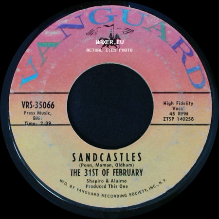 The 31St Of February - Pick A Gripe / Sandcastles side B