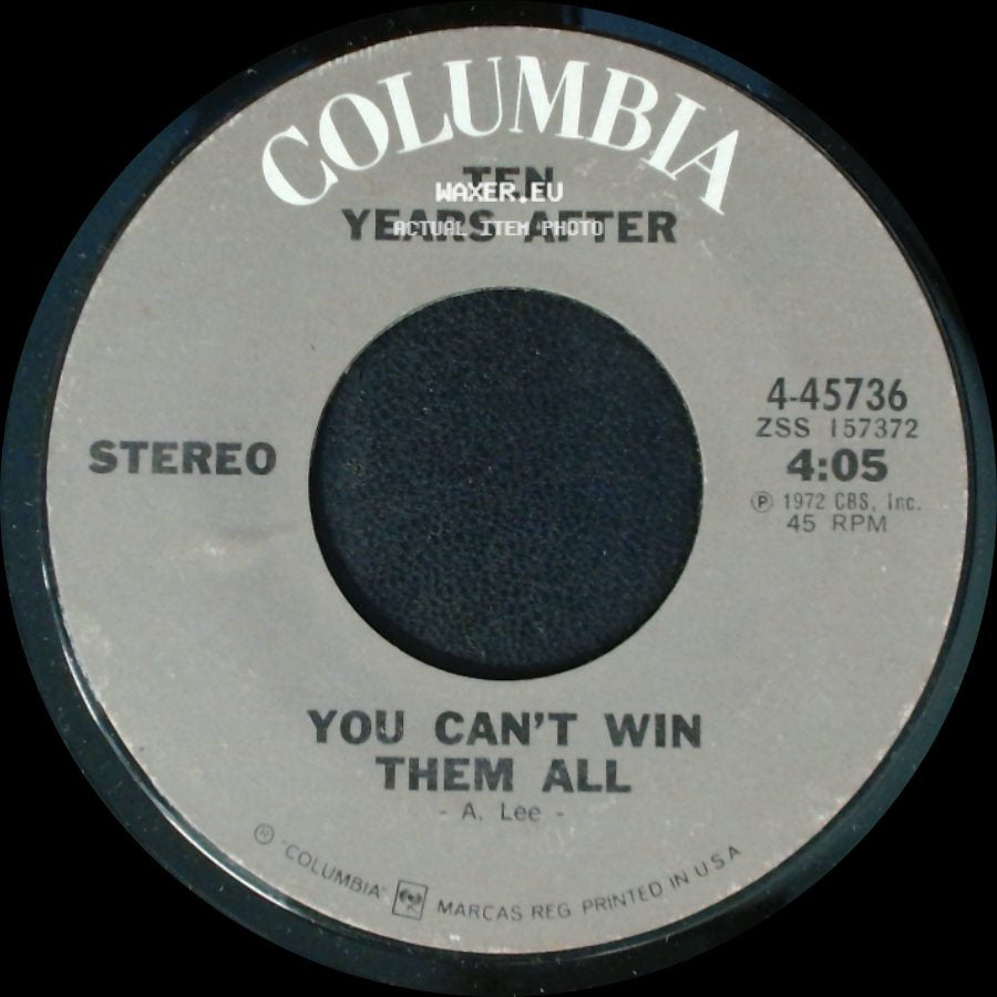 Ten Years After - You Can't Win Them All / Choo Choo Mama side A