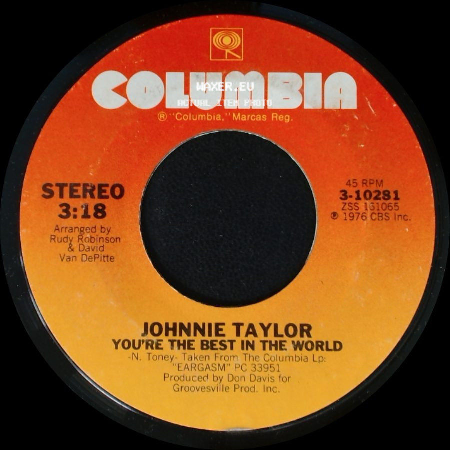 Johnnie Taylor - You're The Best In The World / Disco Lady side A