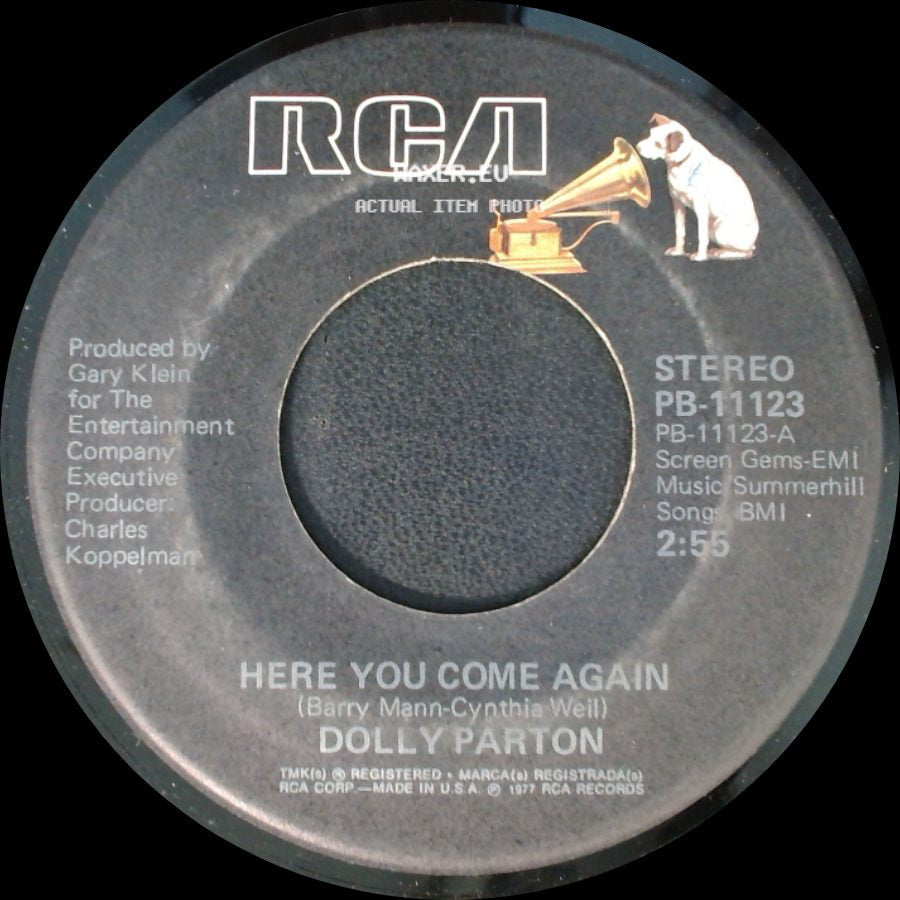 Dolly Parton - Me And Little Andy / Here You Come Again side B