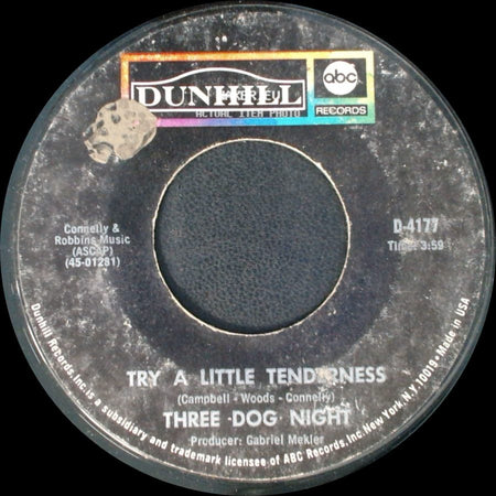 Three Dog Night - That No One Ever Hurt This Bad / Try A Little Tenderness side B