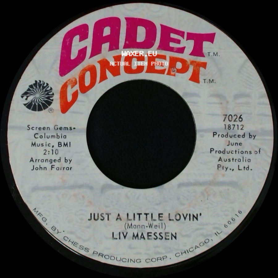 Liv Maessen - Just A Little Lovin' / Knock Knock Who's There side A
