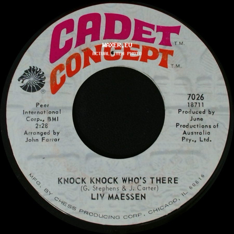 Liv Maessen - Just A Little Lovin' / Knock Knock Who's There side B