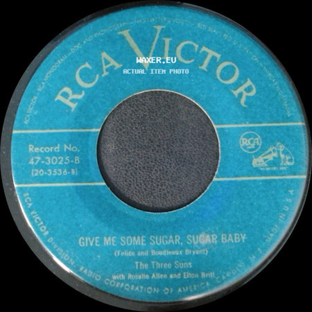 The Three Suns - Give Me Some Sugar, Sugar Baby / Soft Lips side A