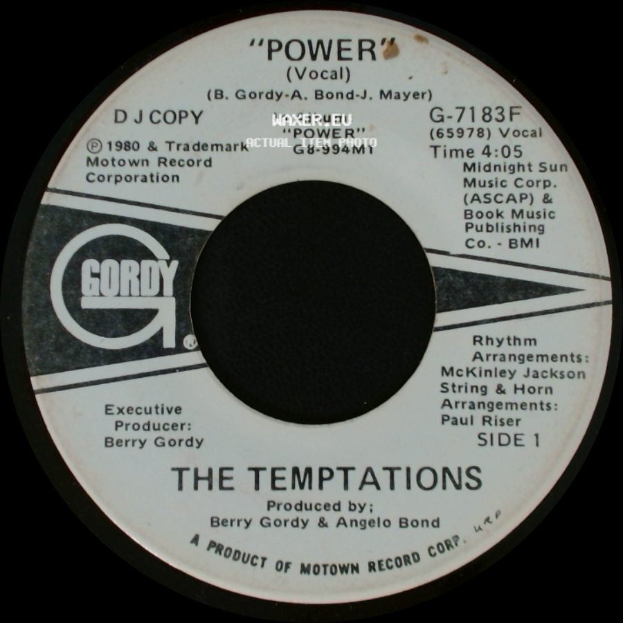 The Temptations - Power / Power side A